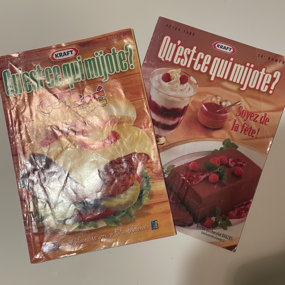 Qu’est-ce qu’on mange  kraft book recipes